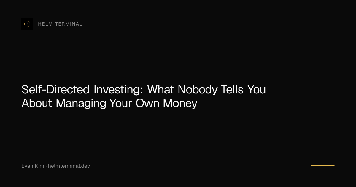 Self-Directed Investing: What Nobody Tells You About Managing Your Own ...